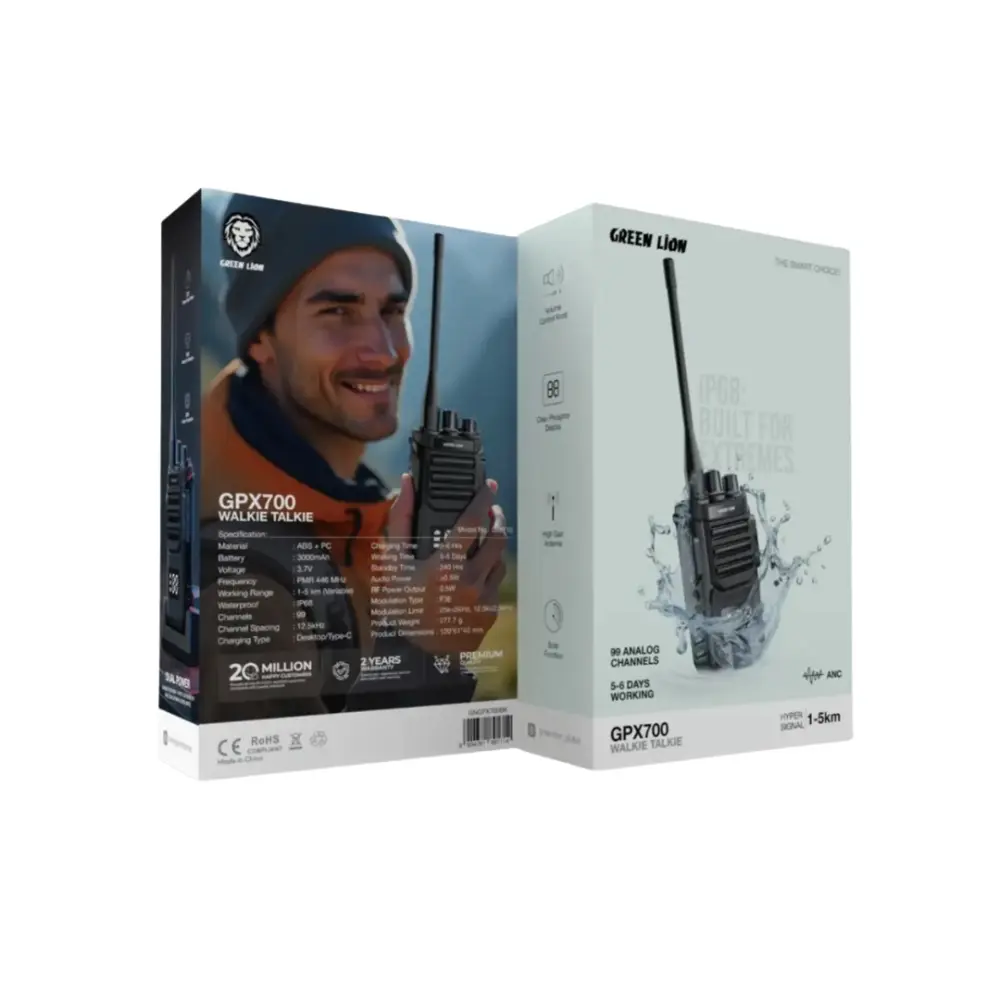 Green Lion GPX700 Walkie Talkie - photo 3 - Shopo.lk