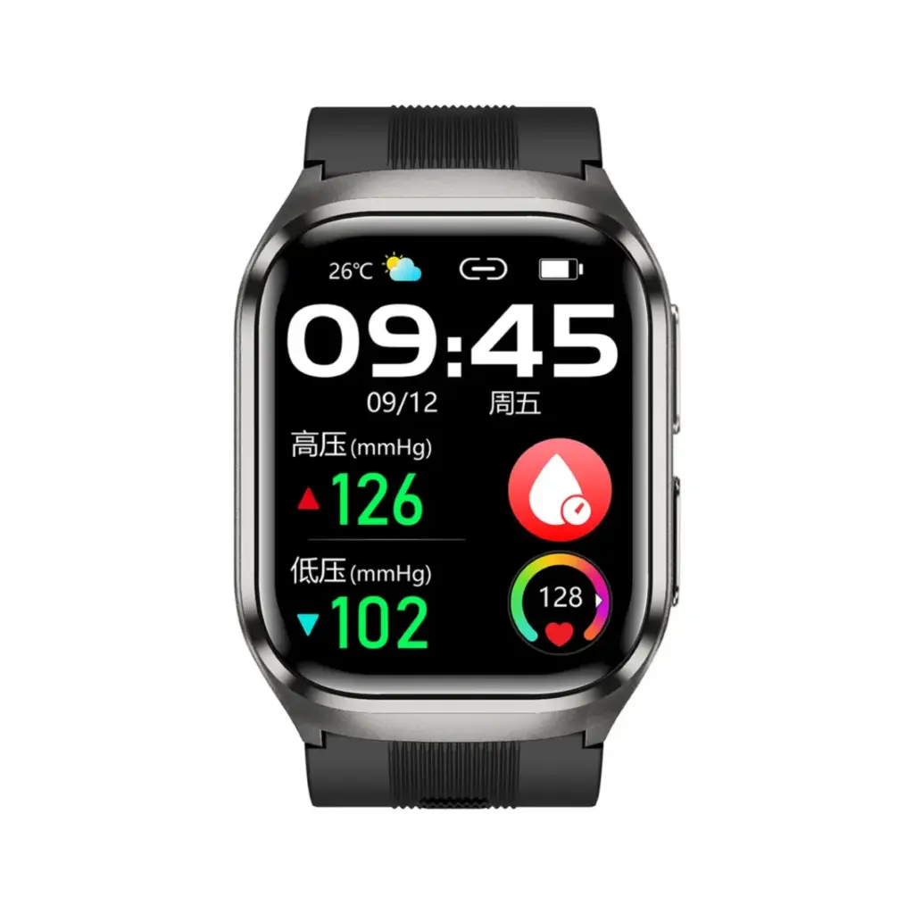 Side view of the smartwatch