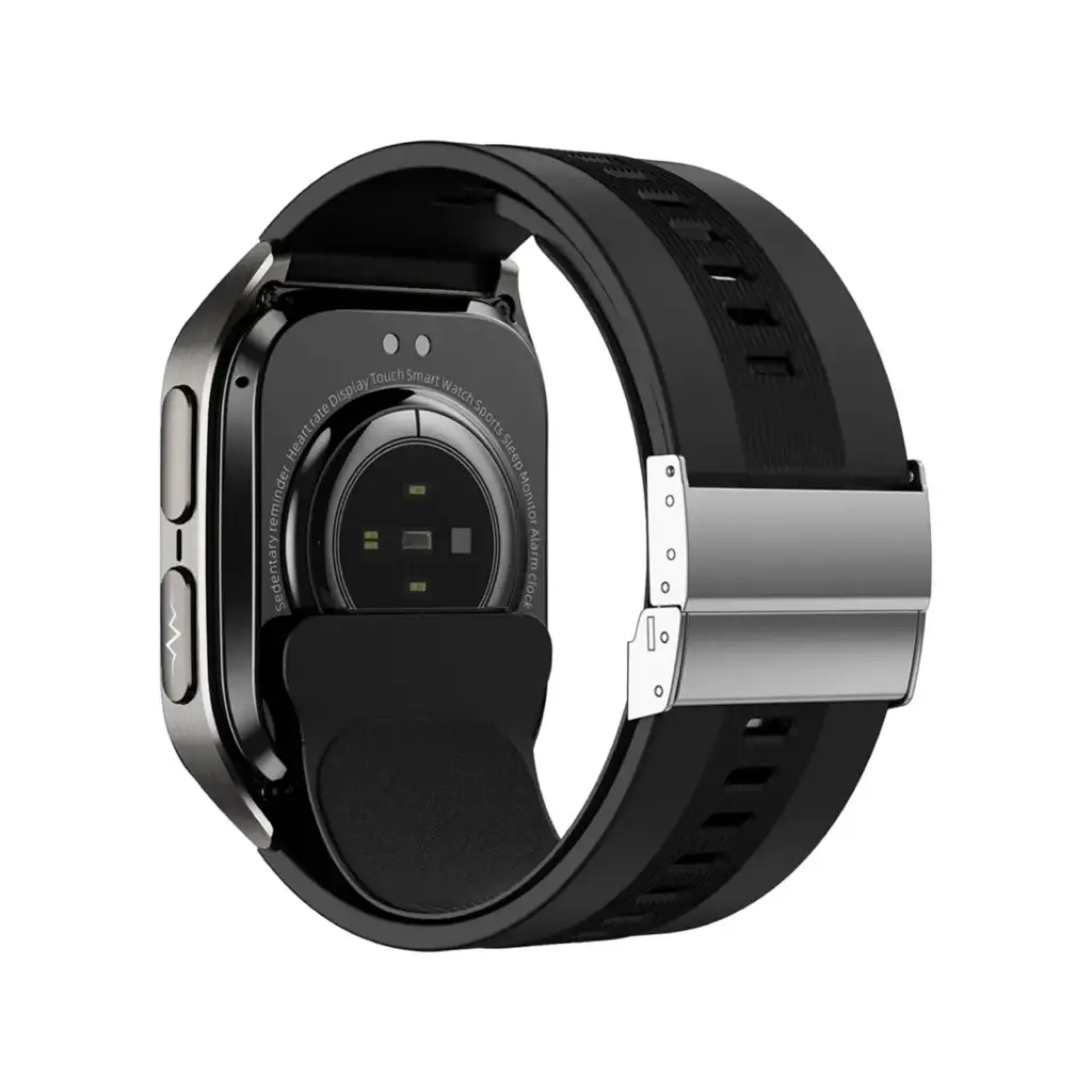 Close-up of the watch face