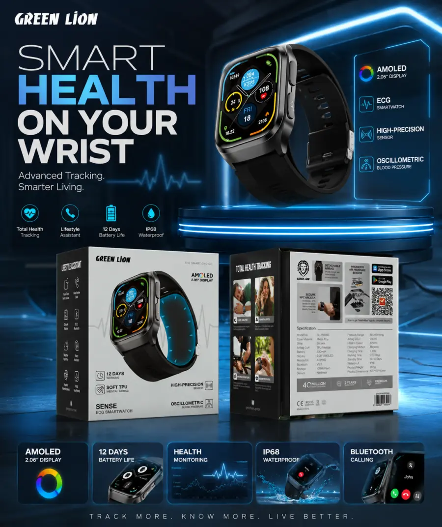 User wearing the smartwatch
