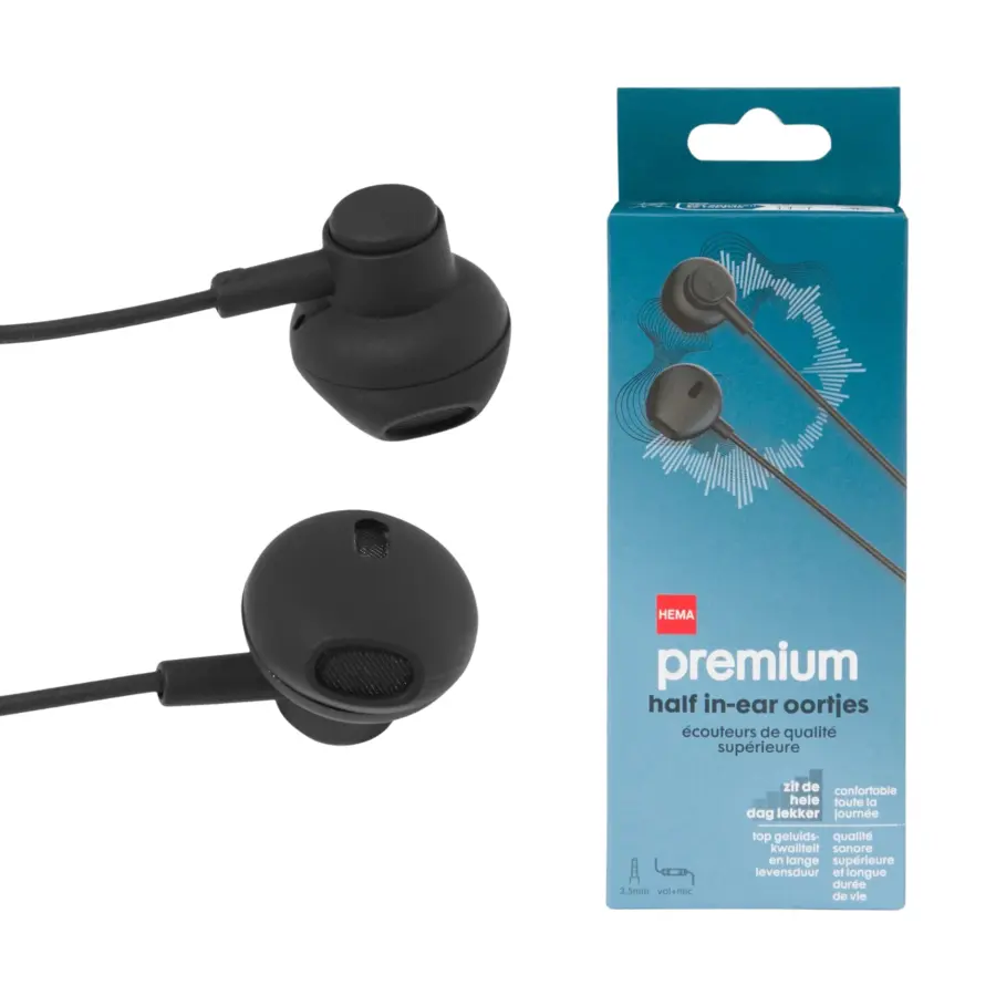 Hema Premium Half In-Ear Earphone - Shopo.lk Sri Lanka
