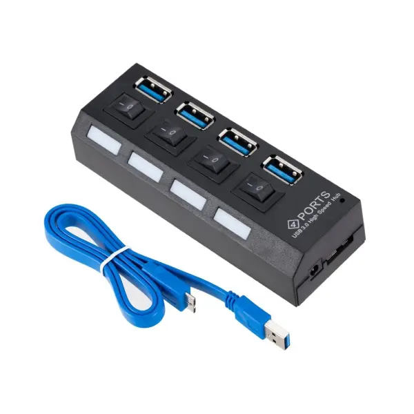 HI-SPEED USB 3.0 4 Port Hub Support 1TB - Shopo.lk Sri Lanka