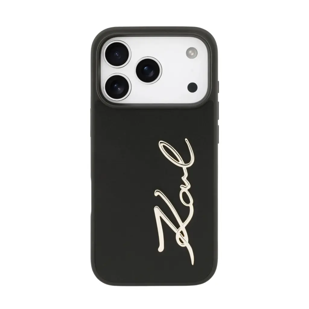 Karl Lagerfeld Magsafe PU Script Logo Case for iPhone 17 Pro - Black - photo 2 - Shopo.lk