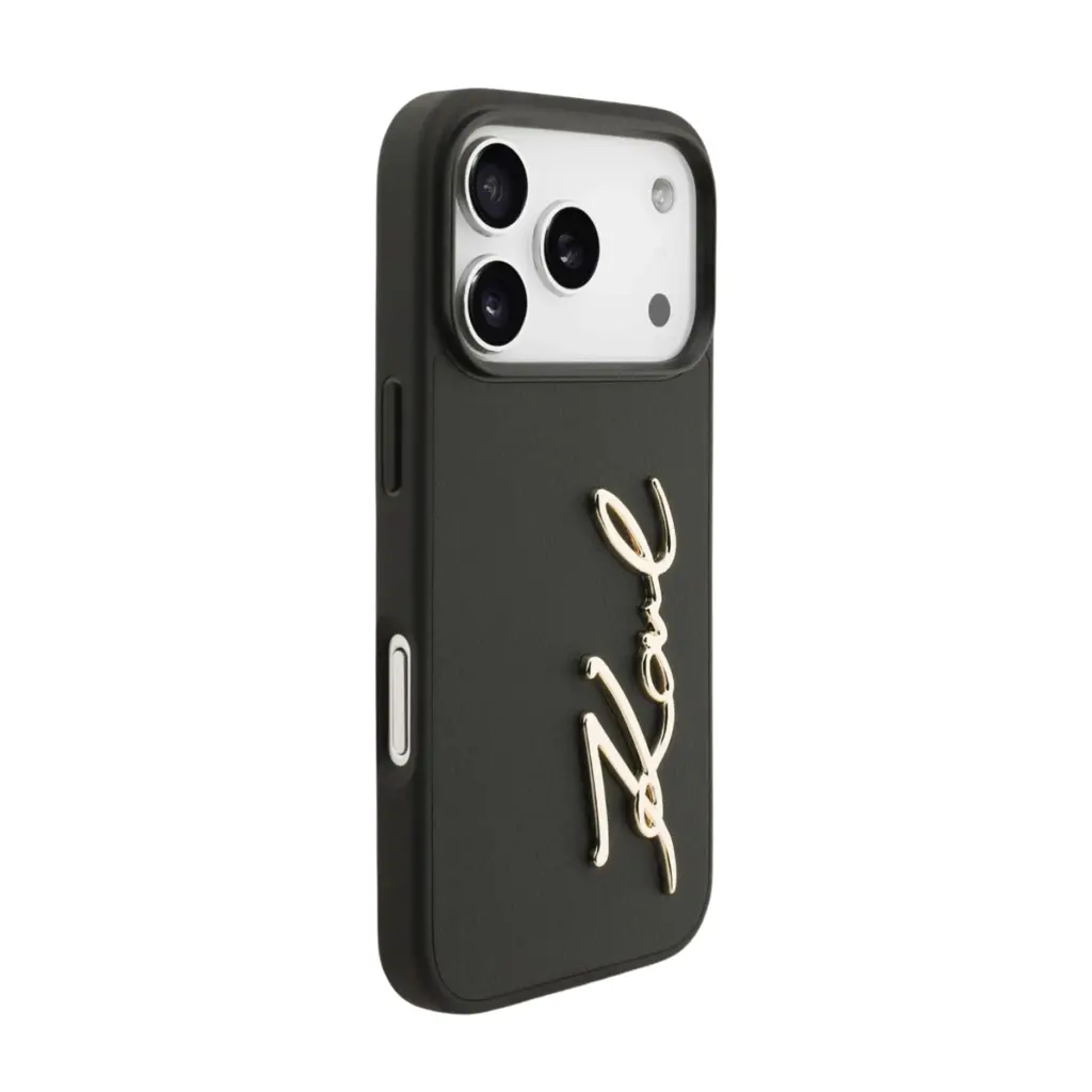 Karl Lagerfeld Magsafe PU Script Logo Case for iPhone 17 Pro - Black - photo 3 - Shopo.lk