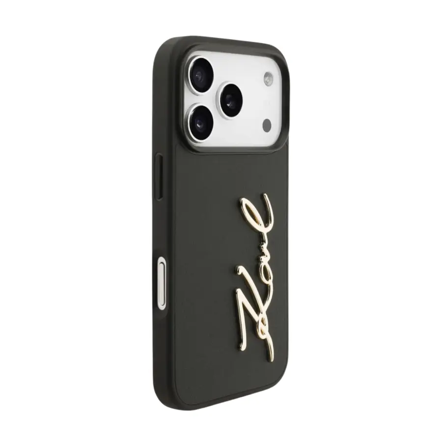 Karl Lagerfeld Magsafe PU Script Logo Case for iPhone 17 Pro - Black - photo 3 - Shopo.lk