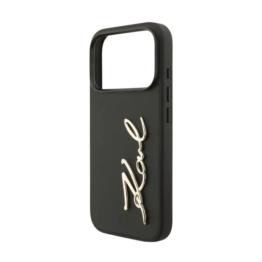 Karl Lagerfeld Magsafe PU Script Logo Case for iPhone 17 Pro - Black - photo 4 - Shopo.lk
