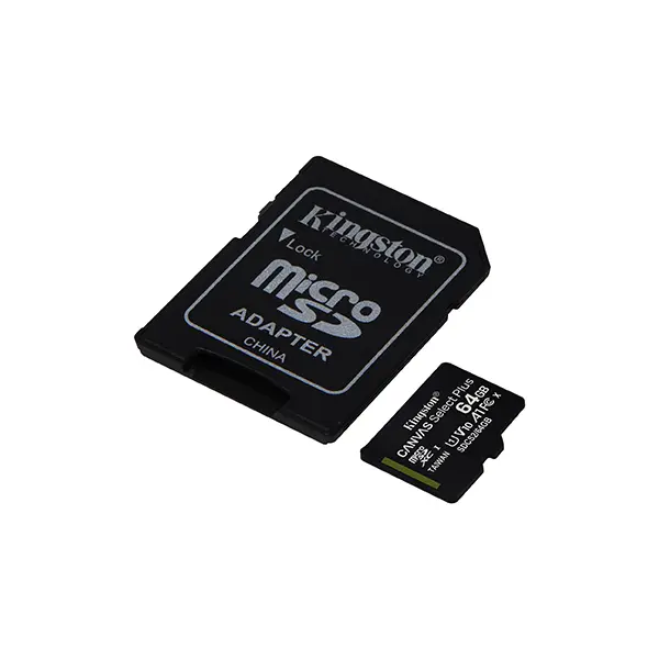 Kingston 64GB microSD Class 10 100MB/s Memory Card - Shopo.lk Sri Lanka
