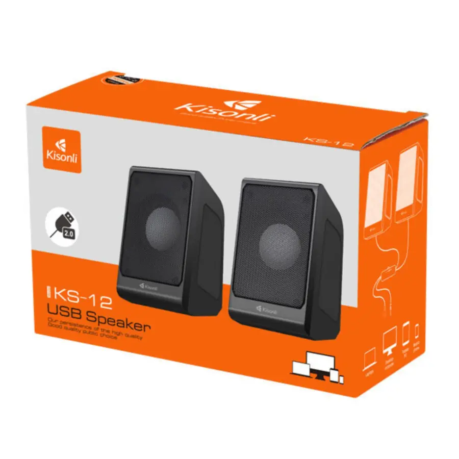 Kisonli KS-12 Multimedia Speaker - photo 4 - Shopo.lk