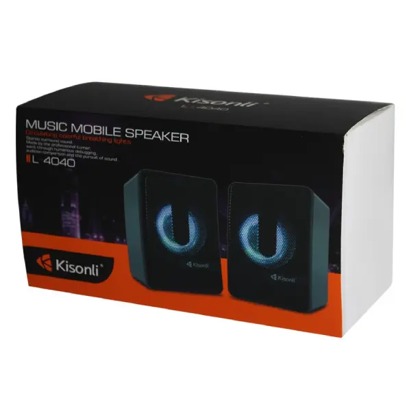 Kisonli L-4040 LED Speaker - photo 2 - Shopo.lk