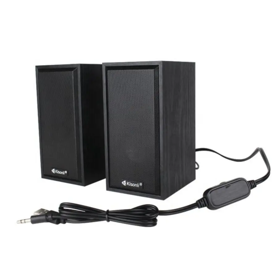 Kisonli T-002A Multimedia Wooden Speaker - Shopo.lk Sri Lanka