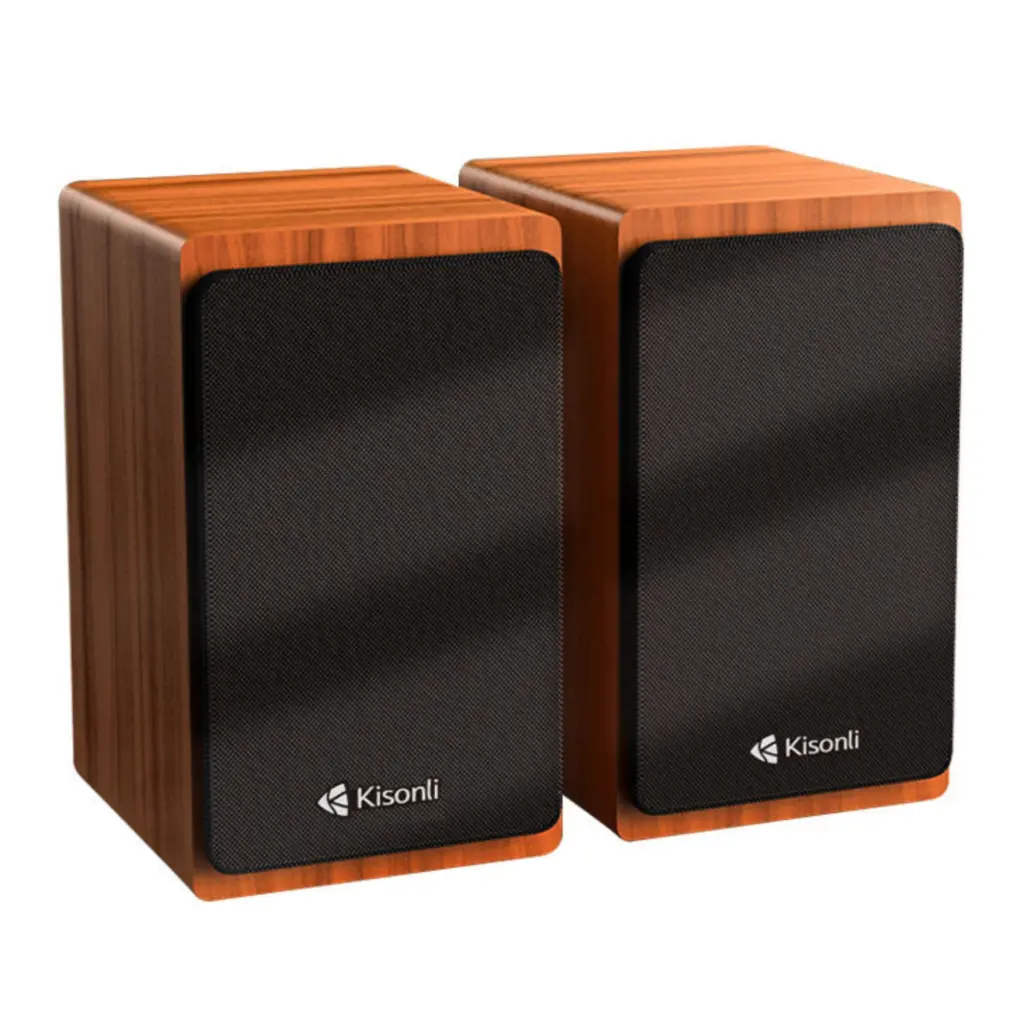 Kisonli X23 Wooden Multimedia Speaker - photo 2 - Shopo.lk