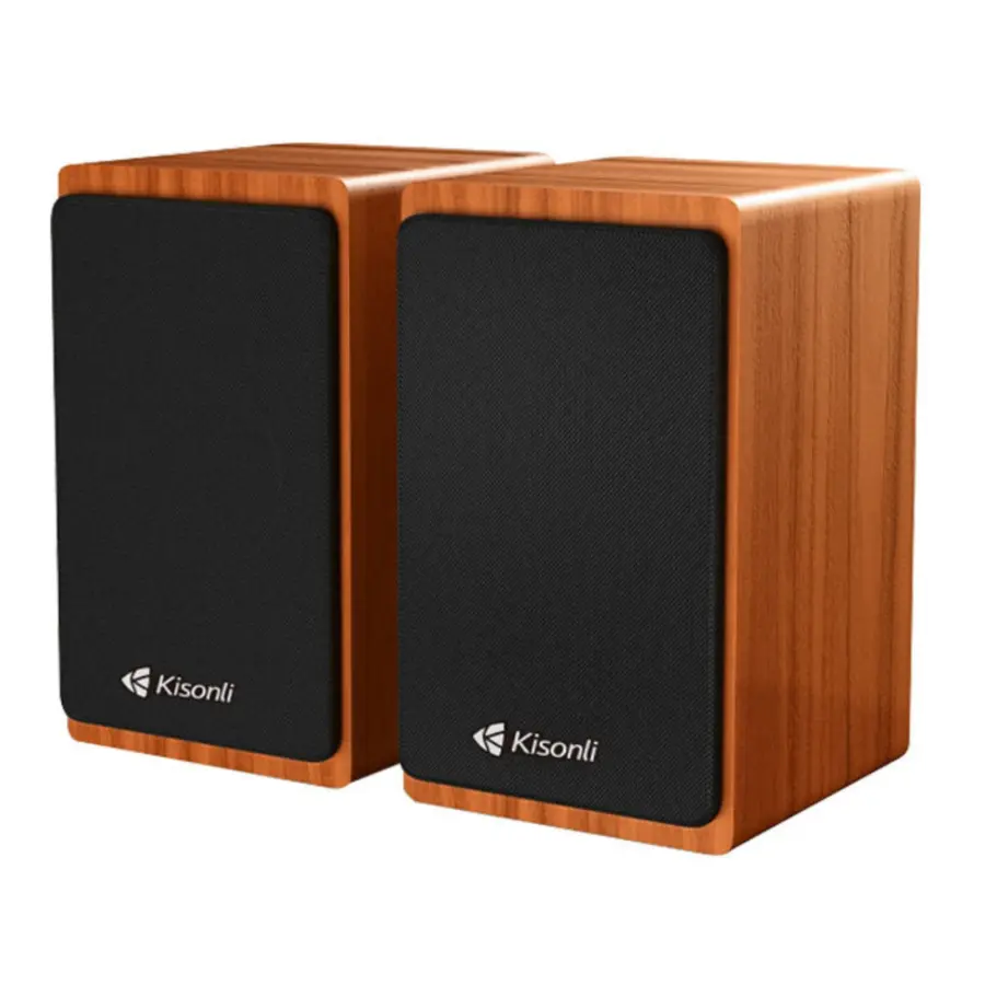 Kisonli X23 Wooden Multimedia Speaker - photo 3 - Shopo.lk