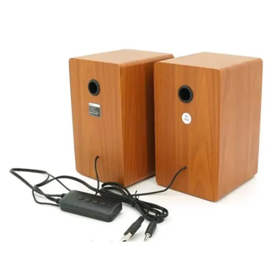 Kisonli X23 Wooden Multimedia Speaker - photo 4 - Shopo.lk