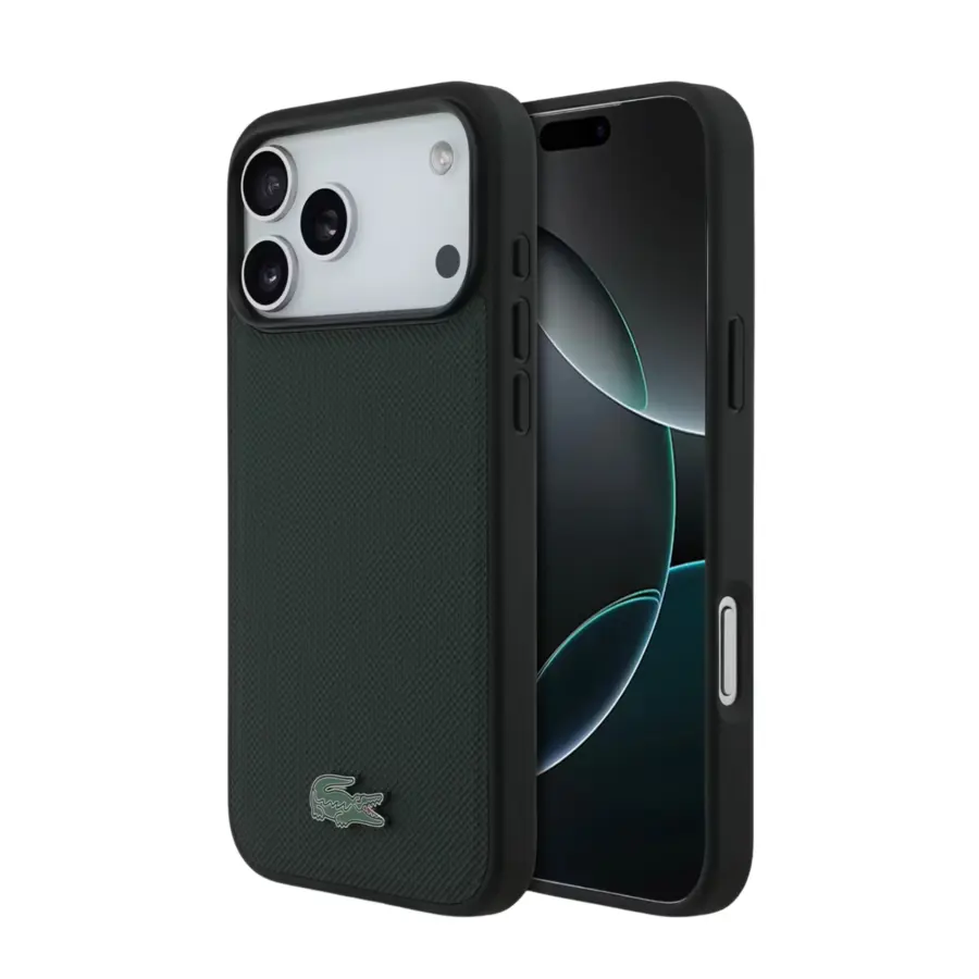 Lacoste Magsafe Leather Hard Case for iPhone 17 Pro Max - Shopo.lk Sri Lanka