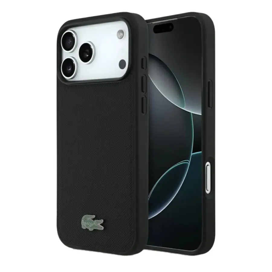 Lacoste Magsafe Leather Hard Case for iPhone 17 Pro Max