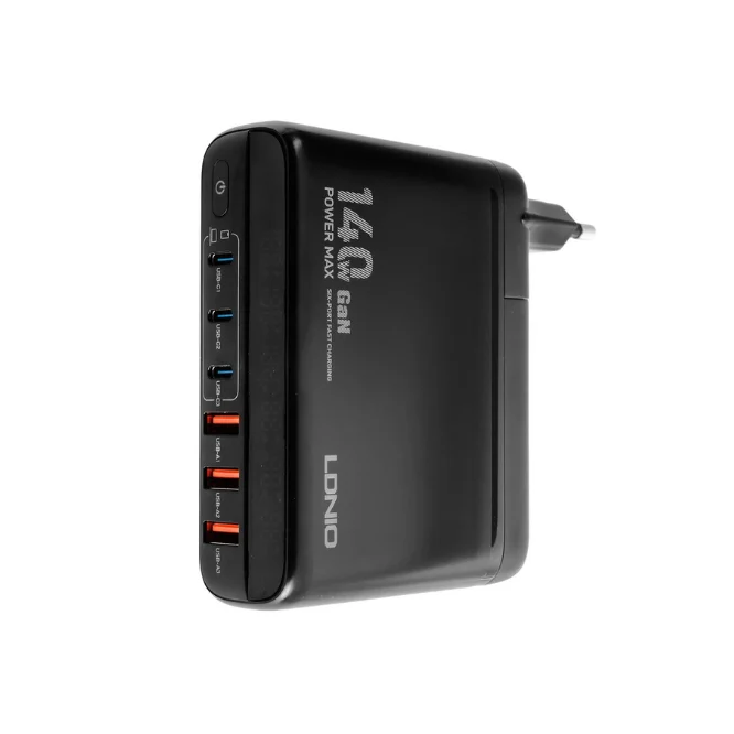 LDNIO A6140C 140W Gan Super Fast Charger - photo 2 - Shopo.lk