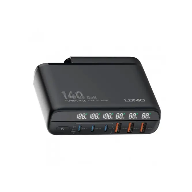 LDNIO A6140C 140W Gan Super Fast Charger - photo 3 - Shopo.lk
