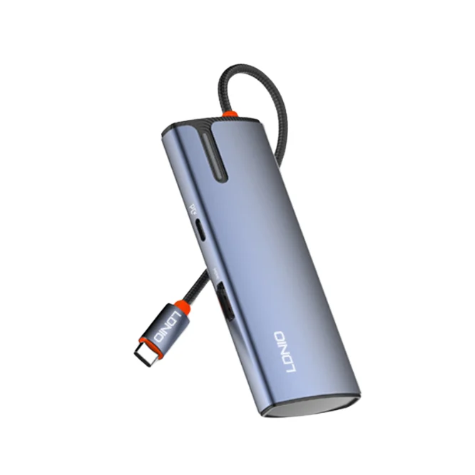 LDNIO DS-15H 5 in 1 Type-C Hub Adapter - Shopo.lk Sri Lanka