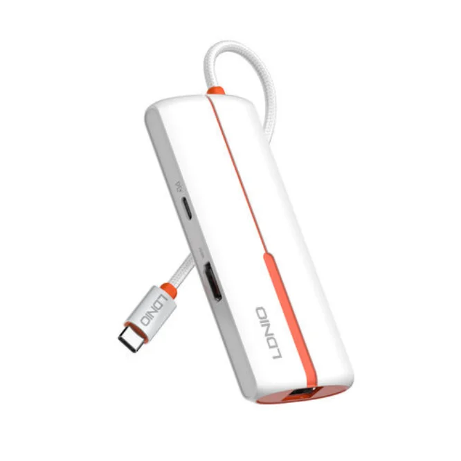 LDNIO DS-26H 6 In 1 Usb Type-C Hub Adapter - Shopo.lk Sri Lanka