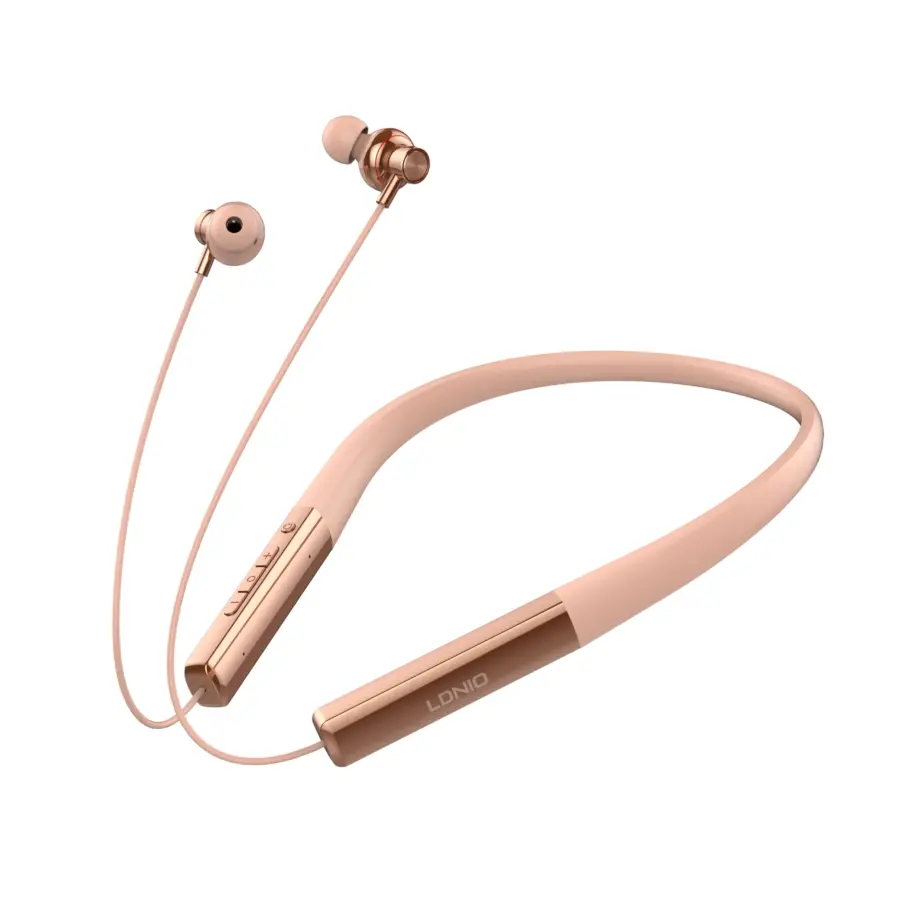 LDNIO N01 Bluetooth Neckband Gold - Shopo.lk Sri Lanka
