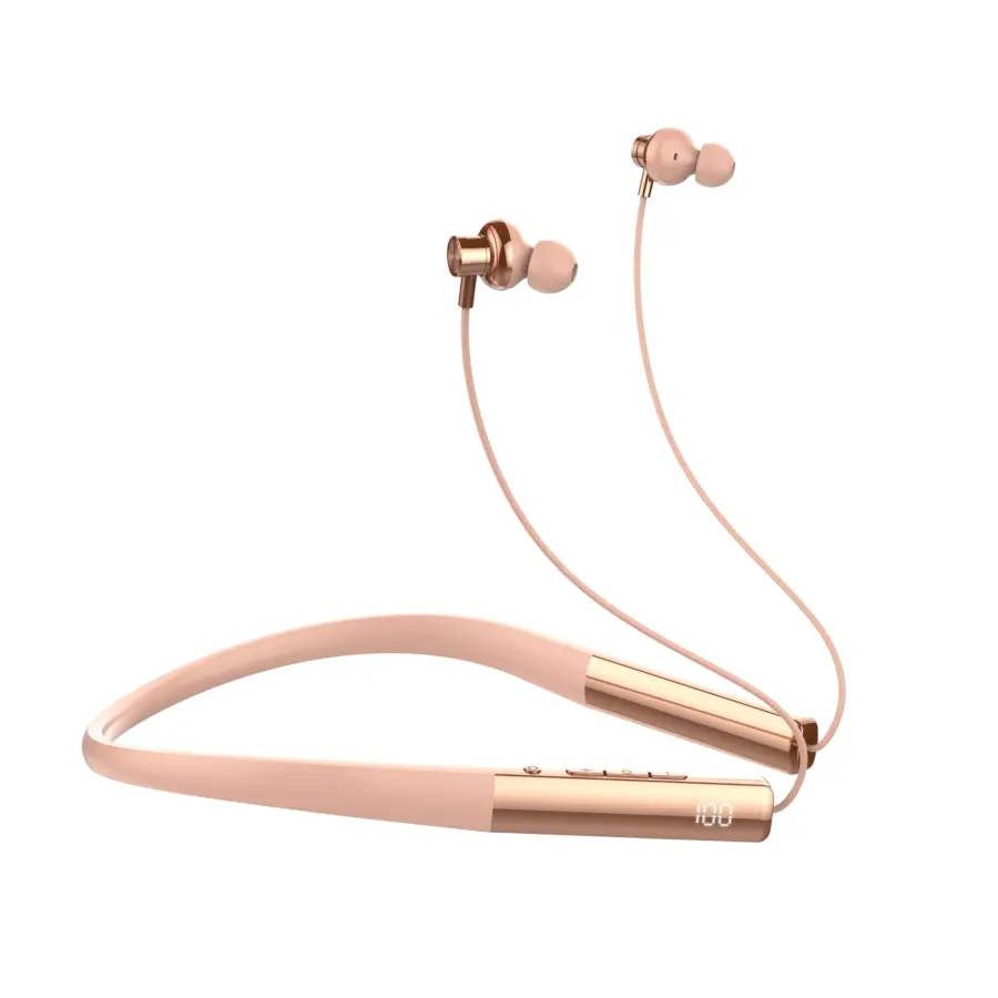 LDNIO N01 Bluetooth Neckband Gold - photo 2 - Shopo.lk