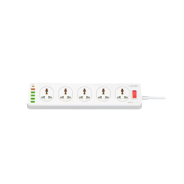 LDNIO SC10610C Universal Power Socket 2500W - photo 2 - Shopo.lk