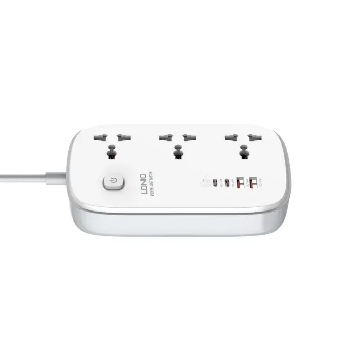 LDNIO SC3416 3250W Smart Guard Power Strip 2M - photo 3 - Shopo.lk