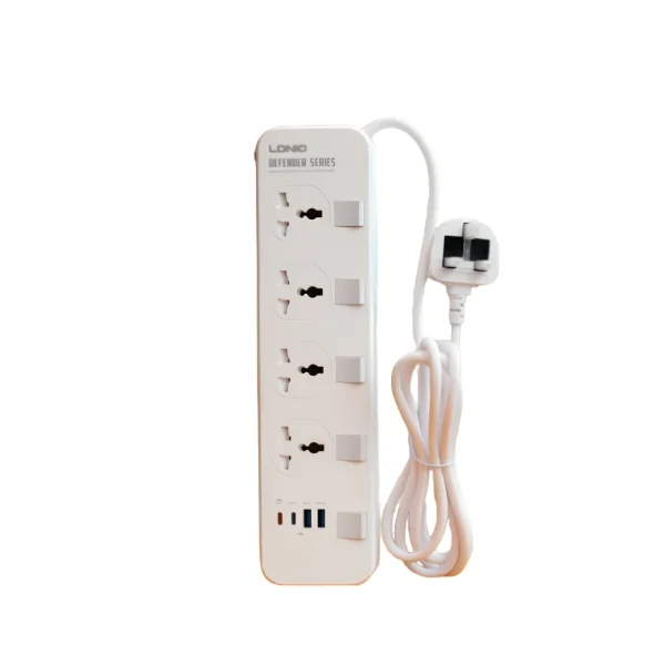 LDNIO SC4408C 2500W Power Socket with 2 USB & 2 Type-C - Shopo.lk Sri Lanka