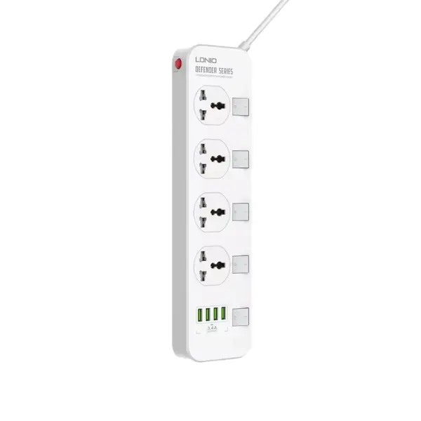 LDNIO SC4408C 2500W Power Socket with 2 USB & 2 Type-C - photo 2 - Shopo.lk