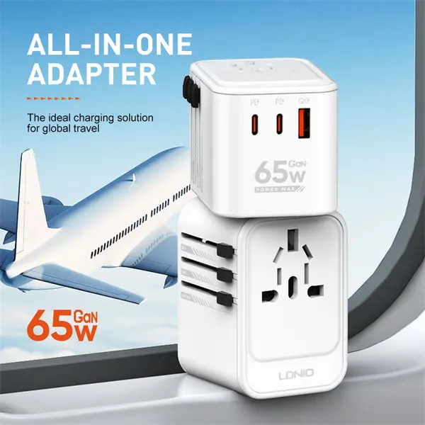 LDNIO Z6 65w UNIVERSAL TRAVEL ADAPTER - Shopo.lk Sri Lanka
