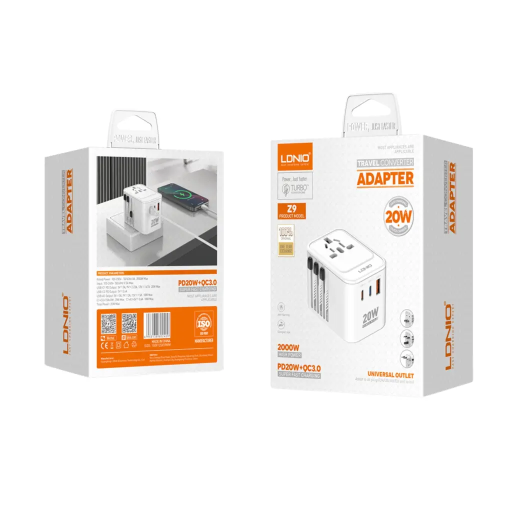 LDNIO Z9 20w Universal Charger - photo 4 - Shopo.lk