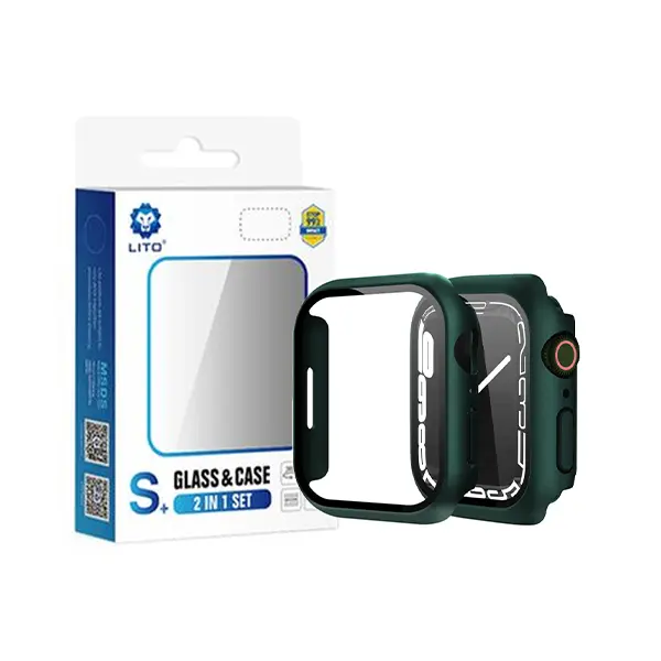 LITO S+ 2-in-1 Glass and Case for Smartwatch (40mm, 41mm, 44mm, 45mm, 49mm) - photo 4 - Shopo.lk