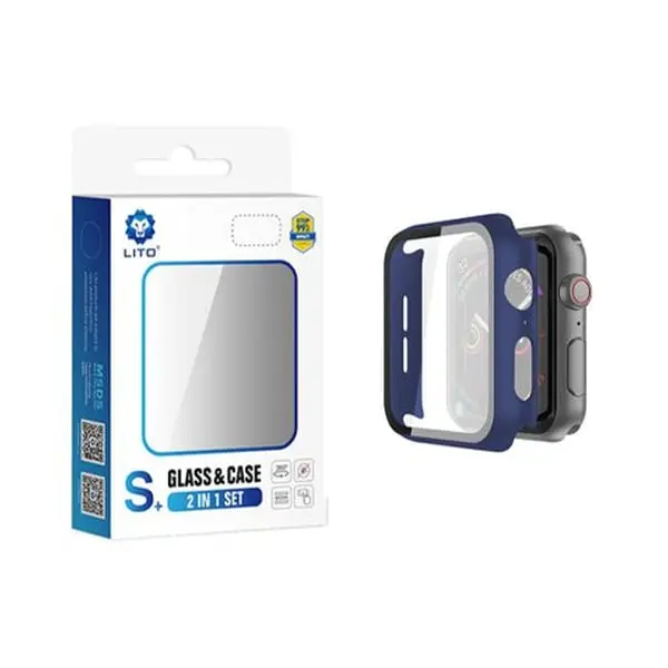 LITO S+ 2-in-1 Glass and Case for Smartwatch (40mm, 41mm, 44mm, 45mm, 49mm)
