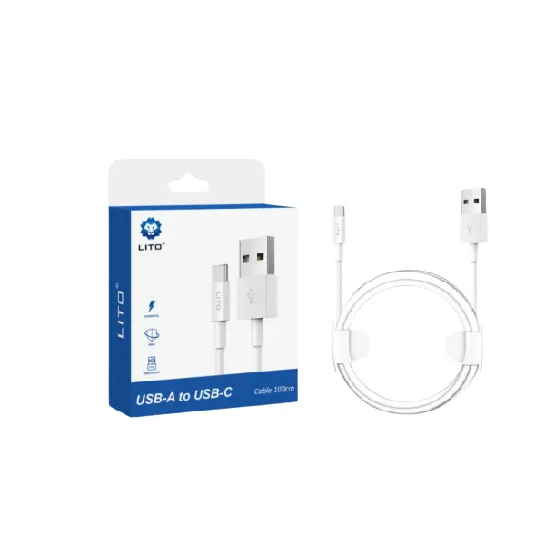 Lito USB-A To USB-C 2M Cable - photo 2 - Shopo.lk