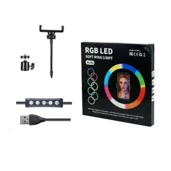 MJ30 RGB LED Soft Ring Light - photo 3 - Shopo.lk