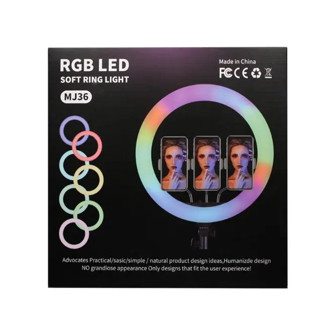 MJ36 RGB LED Soft Ring Light - photo 2 - Shopo.lk