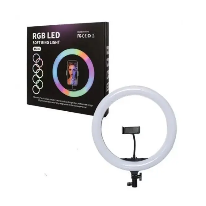 MJ36 RGB LED Soft Ring Light - photo 3 - Shopo.lk