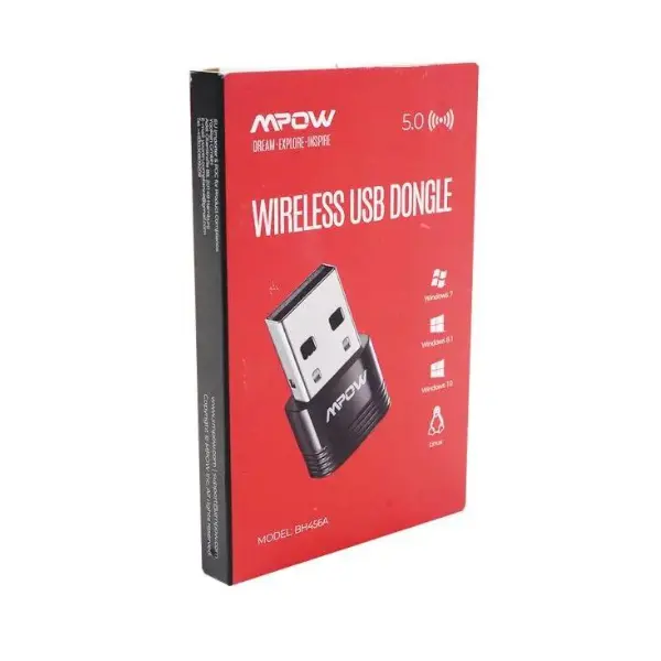 MPOW BH456A 5.0 Bluetooth USB Dongle - photo 3 - Shopo.lk