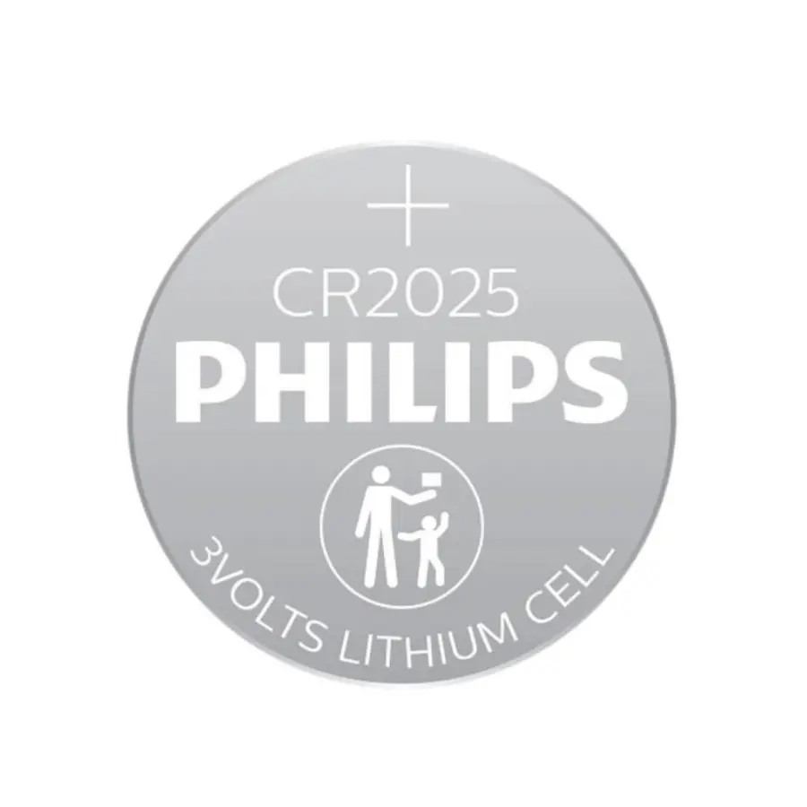 Philips CR2025 P2BC/93 3V Lithium Batteries - 2 Pieces - photo 2 - Shopo.lk