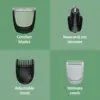 Philips MG3927/30 comfort blade, nose and ear trimmer, adjustable and intimate combs - Shopo.lk Sri Lanka