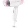 Philips EssentialCare HP8120/00 1200W foldable hair dryer in white and pink