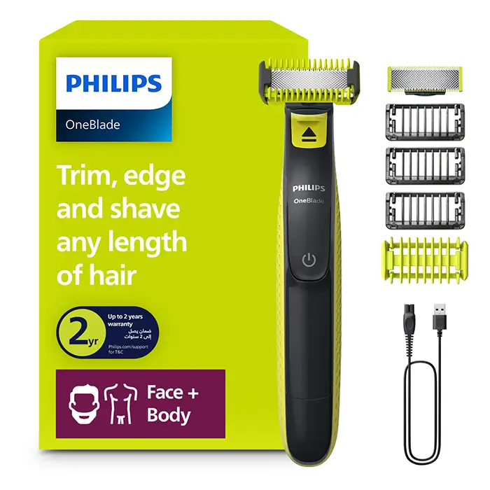 Philips QP2824/10 OneBlade Face and Body Trimmer - photo 3 - Shopo.lk