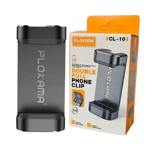Plokama CL-10 Double Pull Phone Clip - photo 2 - Shopo.lk