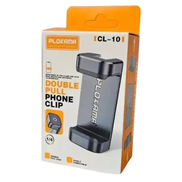 Plokama CL-10 Double Pull Phone Clip - photo 3 - Shopo.lk