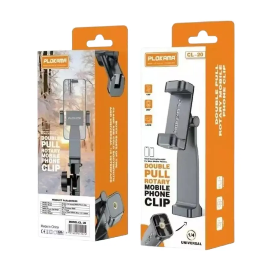 Plokama CL-20 Phone Clip Head For Connecting To Tripods - photo 4 - Shopo.lk