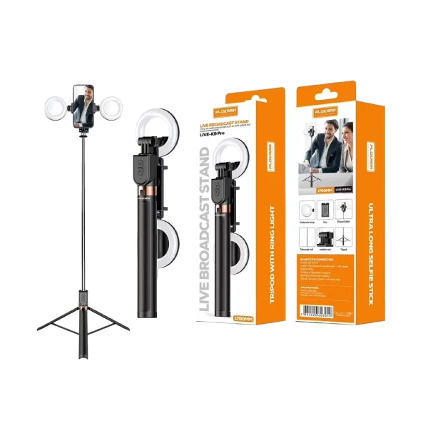 Plokama Live-K9 Pro 1700mm Live Broadcast Stand - Shopo.lk Sri Lanka