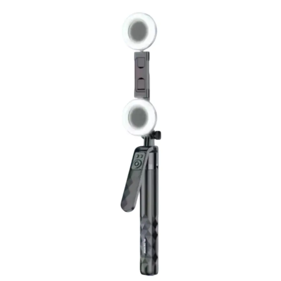 Plokama Live-P10 Pro Selfie Stick Tripod With LED Fill light And Bluetooth Remote - Shopo.lk Sri Lanka