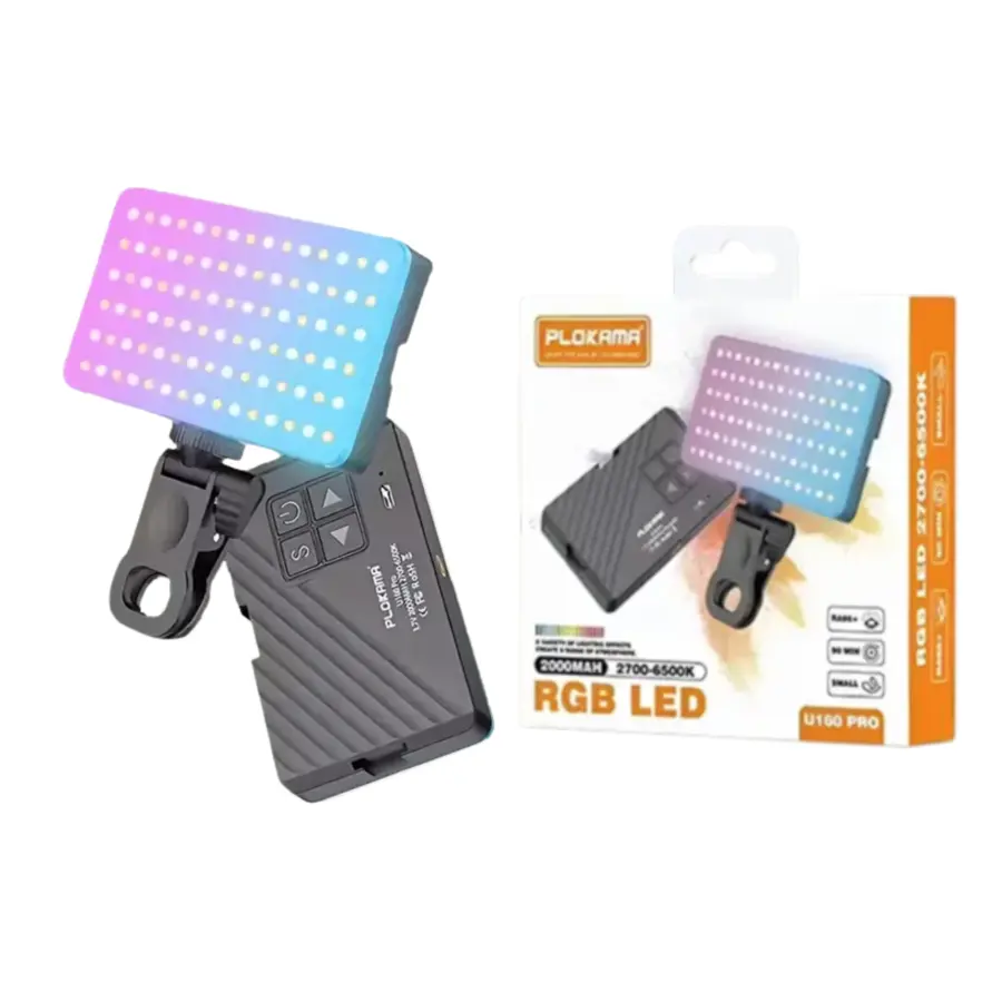 Plokama U160 Pro Rechargeable RGB LED Light - photo 2 - Shopo.lk