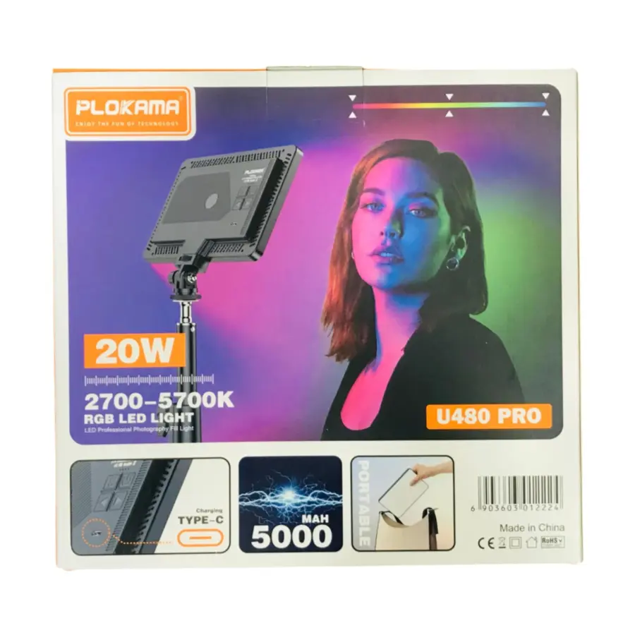 Plokama U480 Pro RGB LED Light - photo 4 - Shopo.lk
