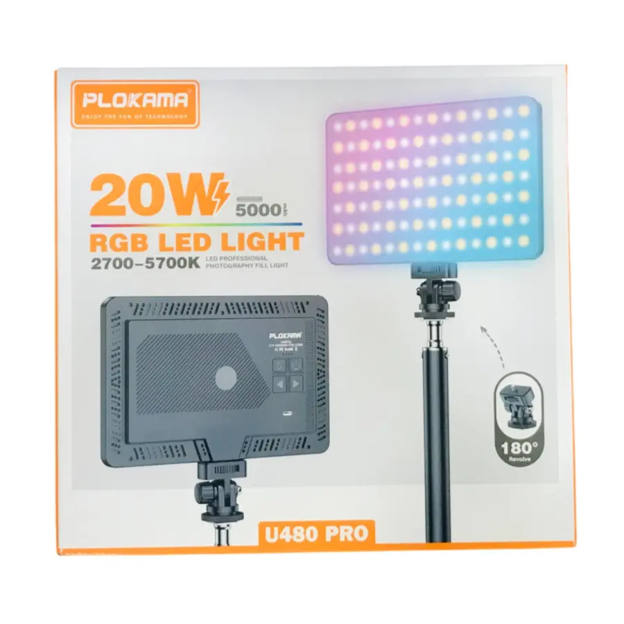 Plokama U480 Pro RGB LED Light - photo 5 - Shopo.lk